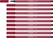 STABILO Pen 68 - Premium Viltstift - Heide Paars - Doos 10 stuks