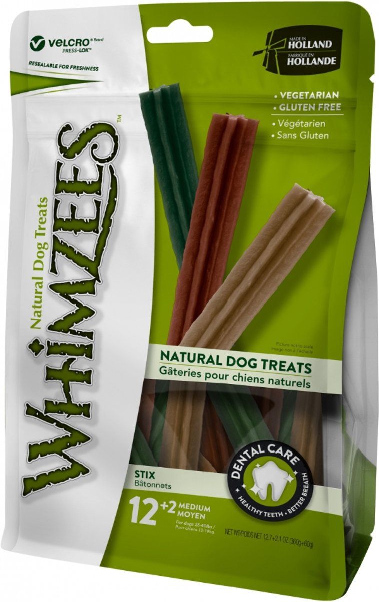 Whimzees STIX 12+2ST M/15CM - 8718627752524