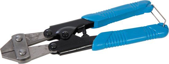 Silverline Mini Boutenschaar - 200 mm - Chroom - Groen/Zwart