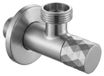 Rea Hoekstopkraan Diamond 03 1/2" X 3/4" Nickel Brossé