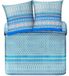 Mako-Satin beddengoedset Piazza Ducale, turquoise, 200x200 cm