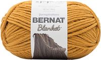 Bernat Baby Blanket, Burnt Mustard
