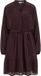 WE Fashion Dames jurk met structuur - Aubergine - XL