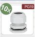 Quadrios 24CA396 Wartel Polyamide Grijs 10 stuk(s)
