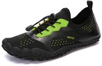 BECO waterschoenen Aqua venture - zwart/limegroen - maat 47