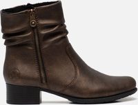 Rieker Enkellaarsjes bruin Synthetisch - Dames - Maat 39