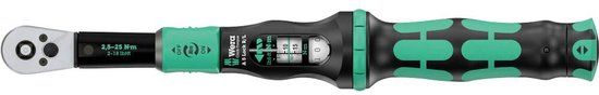 Wera Click-Torque Lock A 5 R/L 05075693001 Momentsleutel Met doorsteekvierkant 1/4 (6.3 mm) 2.5 - 25 Nm
