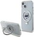 Karl Lagerfeld Serie - iPhone 15 Plus Hardcase - Ring Stand - MagSafe Compatibel - Wit