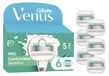 Rasoirs pour femmes avec 5 lames pour un rasage de près et confortable
