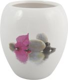 MSV Tandenborstelhouder JAVA BORNEO – Tumbler Badkamer voor Tandenborstel en Tandpasta – Vochtbestendig – 8,5 x 10 cm