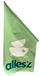 Z1 Kioskvlag allesz 68x68x136 pvc dubbelzijdig