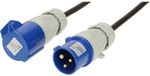 Max Hauri 165376 Stroom Verlengkabel 16 A Blauw, Zwart 25 m H07RN-F 3G 1,5 mm²
