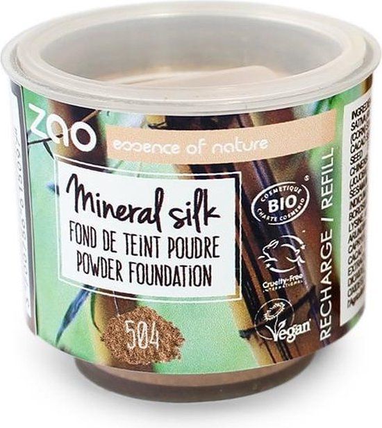 ZAO Refill Minerale Poederfoundation 504 (Neutral Beige) [15 Gram]
