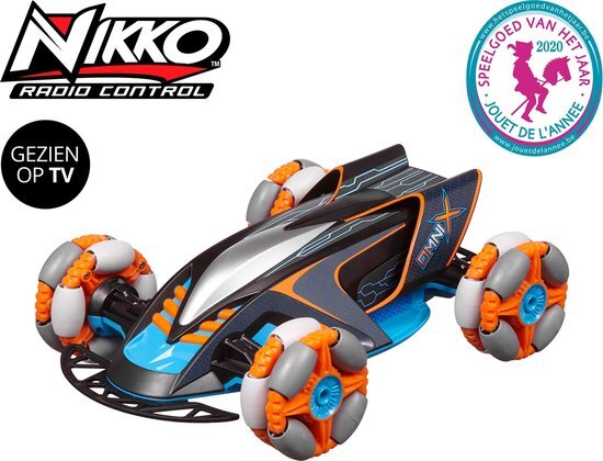 nikko RC Omni X Bestuurbare Auto - 14 km/h - Accu - Blauw