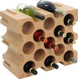 Mottez B229V Flesblokjes tot Ø 92mm voor 15 flessen, terracotta