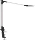 MAULoptimus Bureaulamp - LED - Aluminium - Zilver - Dimbaar - Tafellamp met Klem