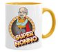 Super Hero Mok - Super Opa Beste ter wereld - Cadeau-ideeën voor Vaderdag, verjaardag, kopjes, originele koffiemokken, keramiek, 350 ml