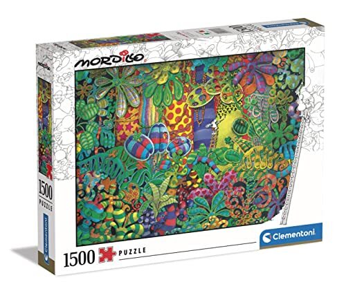 Clementoni Mordillo The Painter-1500 puzzel voor volwassenen 1500, gemaakt in Italië, meerkleurig, 31657