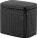Relaxdays Wandprullenbak - 4 liter - RVS - Zwart