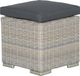 Garden Impressions Tennessee tuin hocker 45x45 cm - vintage willow