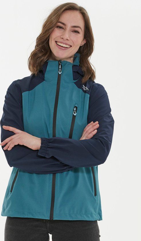 Weather Report Camelia W-PRO15000 dames regenjas blauw maat 36