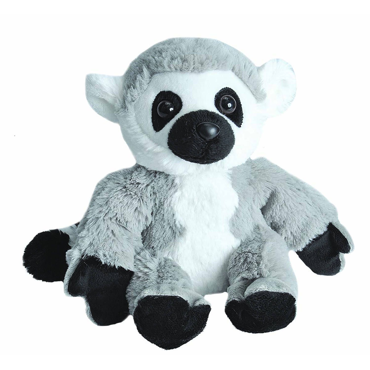 Wild Republic Knuffel Ringstaart Maki Junior 18 Cm Pluche Grijs