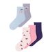NAME IT MINI sokken met print - roze/meerkleurig (set van 5)