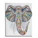 Homemania Elephant Decoration, Living Room, Bedroom, Multicolor, 45 x 3 x 70 cm, Polyester, Wood