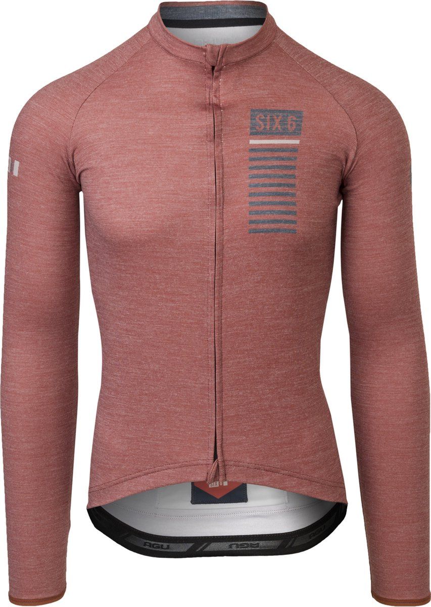 AGU Merino III Fietsshirt Lange Mouwen Heren - Spice - M