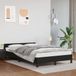 Prolenta Maison Exclusive - Lit exclusif - Structure de lit avec tête de lit, sans matelas, couleur noire, dimensions 120x200 cm