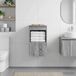 Prolenta Maison Exclusive Armoire de salle de bain exclusive, couleur Sonoma gris, dimensions 30 x 35 x 50 cm, en panneaux de particules