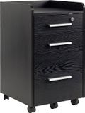 Homcom Archiefkast 39,2x40x65,4cm Hout Zwart