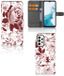 B2Ctelecom Hoesje Samsung Galaxy A23 Watercolor Flowers Book Case