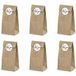 Merkloos / Sans marque Partydeco Sp. Z O. O. 108x Bruiloft bedank zakjes met Thank You stickers
