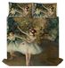 Ensemble de literie, 100% coton, pour lit double, 3 pièces