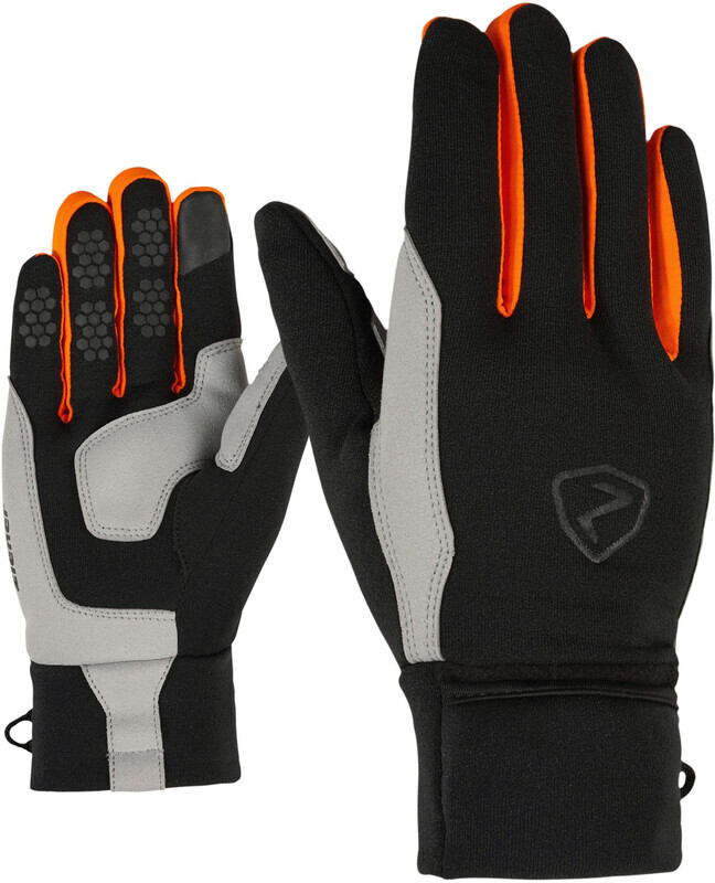 Ziener Ziener Gazal Touch Handschoenen voor bergbeklimmers, zwart/grijs 2021 11 Handschoenen