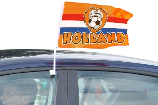 Folat Autovlag Oranje EK/WK 45cm