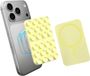 AVY Magnetische Liquid Silicone Zuignap Telefoonsticker / Telefoonhouder | Compatibel met MagSafe | Zelfklevende Telefoonhouder voor Spiegel, Raam en Muur | Handsfree Video's Maken | Butter Yellow