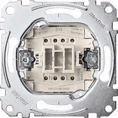 Merten MEG3156-0000 - Pushbutton switch - Metallic