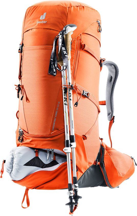 Deuter Aircontact Core 40+10 Trekkingrugzak - Almond / Teal - 60L