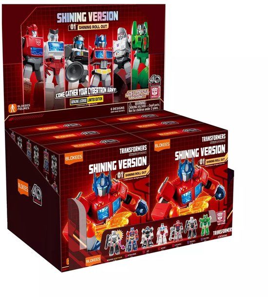 Blokees Transformers Shining Version 01 Roll Out Counter Display Box