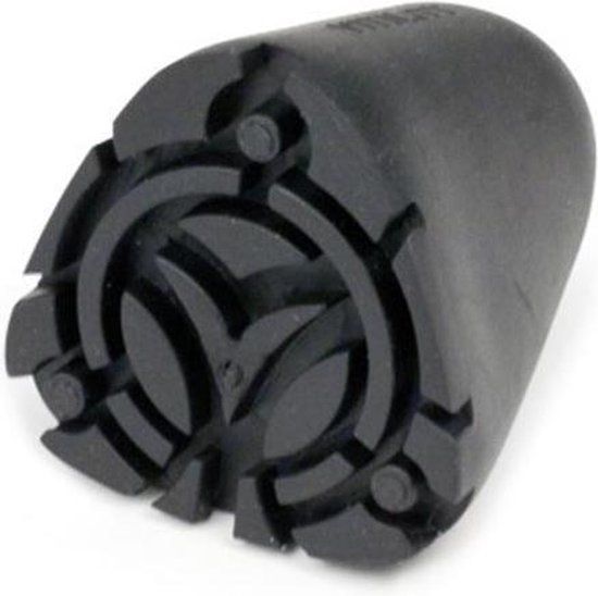 VITILITY Rubberdop voor wandelstok - Zwart - 1.90 cm