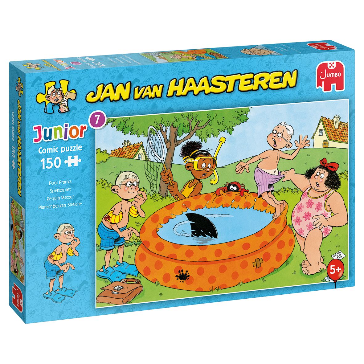Jan van Haasteren Junior 7 Spetterpret - Kinderpuzzel - 150 stukjes - 5+ jaar