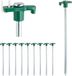 Relaxdays Rotspennen - set van 10 - harde grond - 25 cm - verzinkt staal - groen