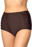 Merry Style Dames Zwembroek - Bikinibroekje - Elastische tailleband – Polyamide & Elastaan – Bruin (8157) – 44