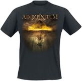 Ad Infinitum Upside Down Heren T-shirt - Zwart - L