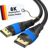 KabelDirekt 8K DisplayPort Kabel – 2m