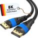 KabelDirekt 8K DisplayPort Kabel – 2m