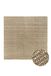HAMID - Alcazar Jute Tapijt 100% Natuurlijke Jutevezel, Zacht Tapijt en Gemiddelde Weerstand, Handgeweven, Woonkamer, Slaapkamer, Hal Tapijt - (250x250cm)