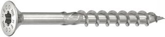 Heco Topix-Plus - RVS A2 Schroeven - Hecodrive platverzonken kop - 4 x 70mm - Deeldraad (200 stuks)